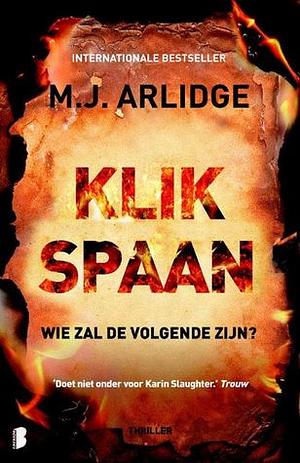 Klikspaan by M.J. Arlidge