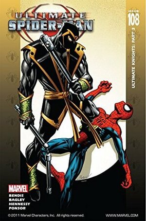 Ultimate Spider-Man #108 by Drew Hennessy, Brian Michael Bendis, Mark Bagley, Justin Ponsor