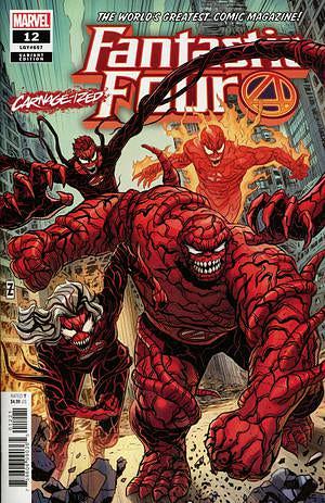 Fantastic Four (2018-) #12 Carnage-Ized Variant by Dan Slott, Will Robson, Jeremy Whitley, Sean Izaakse, Esad Ribić