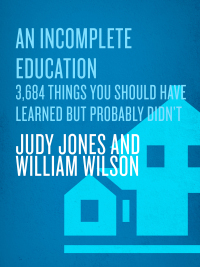 An Incomplete Education: 3,684 Things You Should Have Learned but Probably Didn't by Judy Jones, William Wilson