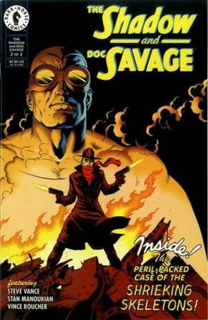 THE SHADOW AND DOC SAVAGE #2 by Stan Manoukian, Vince Roucher, Steve Vance