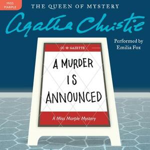 A Murder Is Announced: A Miss Marple Mystery by Agatha Christie