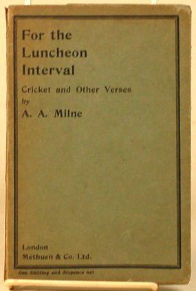 For the Luncheon Interval by A.A. Milne
