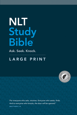 NLT Study Bible Large Print (Red Letter, Hardcover, Indexed) by 