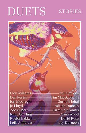 Duets by Leila Aboulela, Jon McGregor, Eley Williams, Tim MacGabhann, David Rose, Lucy Durneen, Adrian Duncan, Gurnaik Johal, Zoe Gilbert, Nell Stevens, Roelof Bakker, Jarred McGinnis, Jo Lloyd, Ben Pester