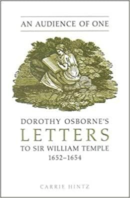 Letters to Sir William Temple by Kenneth Parker, Dorothy Osborne