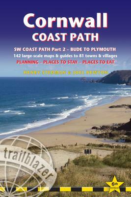 Cornwall Coast Path: South-West Coast Path Part 2 Includes 142 Large-Scale Walking Maps & Guides to 81 Towns and Villages - Planning, Place by Joel Newton, Henry Stedman