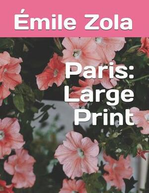 Paris: Large Print by Émile Zola