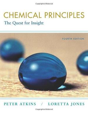 Study Guide for Atkins and Jones's Chemical Principles: The Quest for Insight by Loretta Jones, Joseph Potenza, John Krenos, Peter W. Atkins