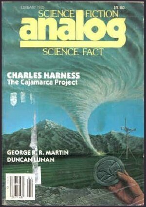 Analog Science Fiction and Fact, February 1985 by Stanley Schmidt, James E. Gunn, Harry Turtledove, George R.R. Martin, Charles L. Harness, John Gribbin, James White, Duncan Lunan, Charles Harness