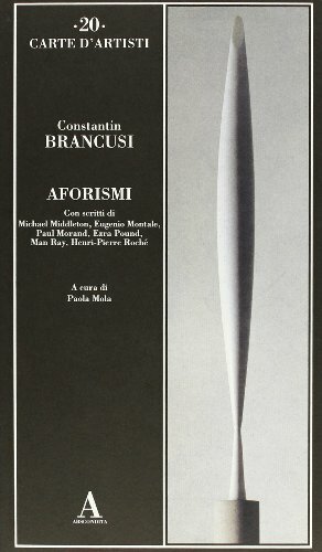 Aforismi by Constantin Brancusi