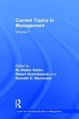 Current Topics in Management: Volume 7 by 