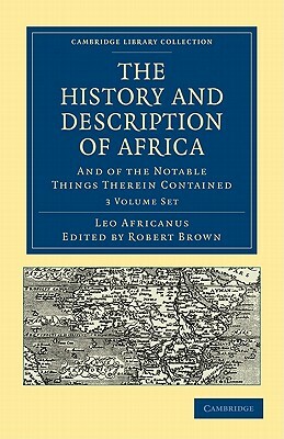 The History and Description of Africa 3-Volume Set by Leo Africanus