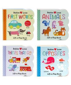 Babies Love Animals, First Words, Things That Go, and Opposities 4 Pack by Scarlett Wing