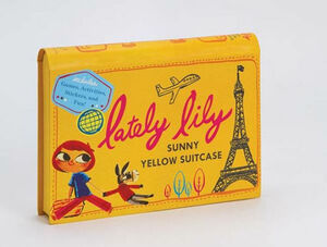Lately Lily Sunny Yellow Suitcase by Micah Player