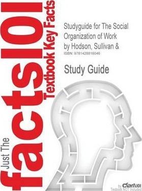 The Social Organization of Work 3rd Edition by Randy Hodson, Teresa A. Sullivan