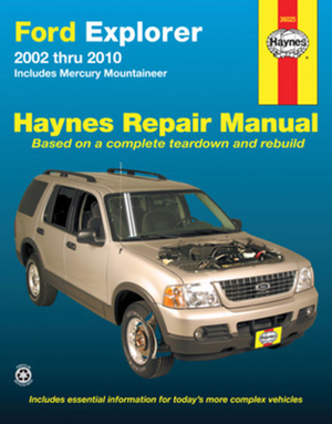 Ford Explorer 2002 Thru 2010: Includes Mercury Mountaineer by Max Haynes