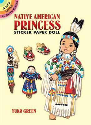 Native American Princess Sticker Paper Doll by Yuko Green