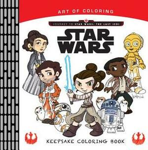 Art of Coloring Journey to Star Wars: The Last Jedi: Keepsake Coloring Book by Katie Cook
