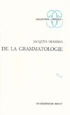 De la grammatologie by Jacques Derrida