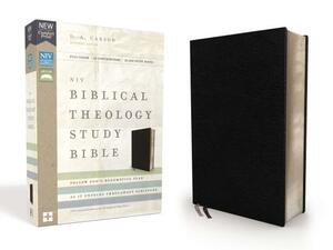 NIV, Biblical Theology Study Bible, Bonded Leather, Black, Comfort Print: Follow God's Redemptive Plan as It Unfolds Throughout Scripture by 