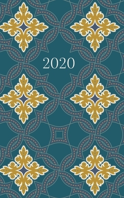 2020 Planner - Diary - Journal - Week per spread - Teal Tiles - Hijri Islamic dates by Reyhana Ismail