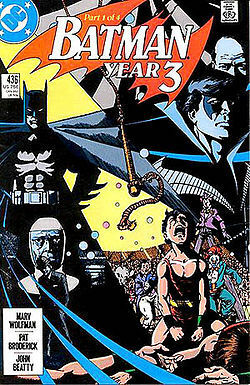 Batman: Year Three (1 of 4) #436 by Marv Wolfman, Pat Broderick