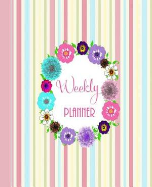 Floral Wreath: Diary Weekly Spreads July to June by Shayley Stationery Books