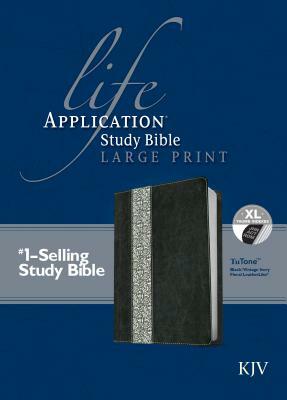 Life Application Study Bible KJV, Large Print, Tutone by 