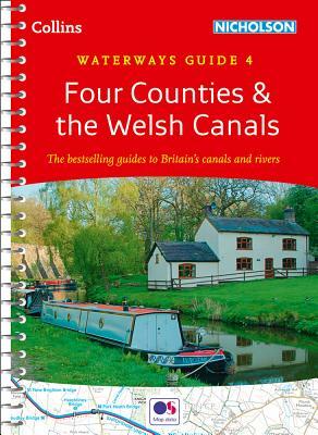 Four Counties & the Welsh Canals No. 4 by Collins Maps