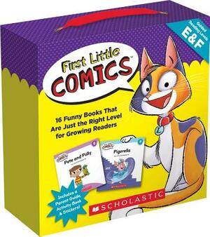 First Little Comics: Levels E & F (Parent Pack): 16 Funny Books That Are Just the Right Level for Growing Readers by Liza Charlesworth