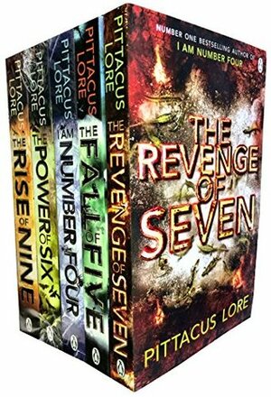 I am Number Four Collection Books 1-5: 'I Am Number Four / The Power of Six / The Rise of Nine / The Fall of Five / The Revenge of Seven by Pittacus Lore