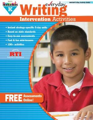 Everyday Writing Intervention Activities Grade K Book Teacher Resource by Catherine Goodridge