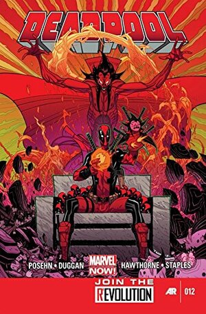 Deadpool (2012) #12 by Jason Lucas, Alex Trofin, Edgar Delgado, Brian Posehn, Jason Gorder, Val Staples, Gerry Dugan, Linda Pricăjan, Octav Ungureanu, Tradd Moore, Gerry Duggan