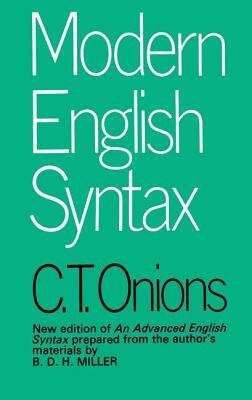 Modern English Syntax by C. T. Onions
