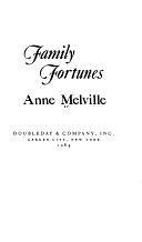 Family Fortunes by Anne Melville