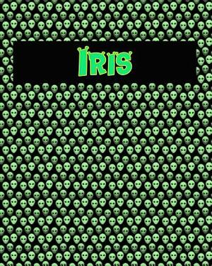 120 Page Handwriting Practice Book with Green Alien Cover Iris: Primary Grades Handwriting Book by Sheldon Franks
