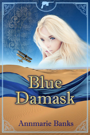 Blue Damask by Annmarie Banks