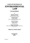 Cases and Materials on Environmental Law by Jody Freeman, Daniel A. Farber