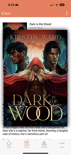 Dark is the Wood: A Young Adult Fantasy Romance by Kristin Ward
