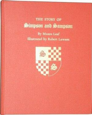 The Story of Simpson and Sampson by Munro Leaf, Robert Lawson