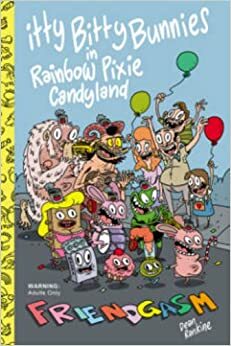 Itty Bitty Bunnies in Rainbow Pixie Candy Land #1 by Dean Rankine