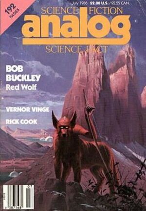 Analog Science Fiction and Fact, July 1986 by Stanley Schmidt, Bob Buckley
