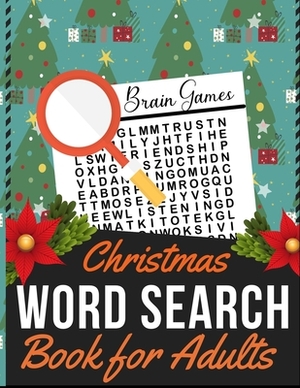Christmas Word Search Book for Adults: Holiday themed word search puzzle book Puzzle Gift for Word Puzzle Lover Brain Exercise Game by Dipas Press