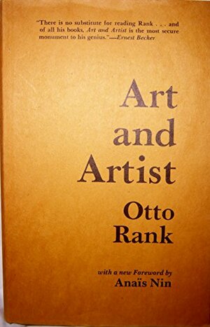 Art and Artist by Charles F. Atkinson, L. Lewisohn, Otto Rank