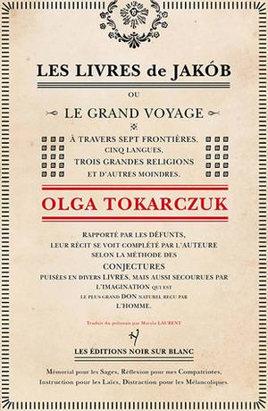 Les Livres de Jakób by Olga Tokarczuk, Maryla Laurent