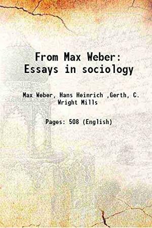Max Weber by Max Weber, S.M. Miller