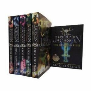 Percy Jackson Collection. The Lightning Thief, The Sea of Monsters, The Titan's Curse, The Battle of The Labyrinth, The Last Olympian and The Demigod Files by Rick Riordan