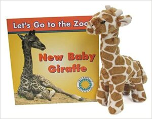 New Baby Giraffe Book & Stuffed Toy (Let's Go To The Zoo!) by Jessie Cohen, Laura Gates Galvin