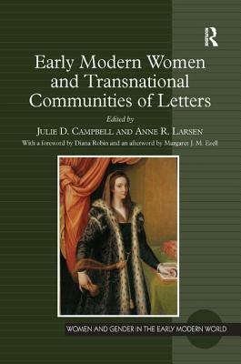 Early Modern Women and Transnational Communities of Letters by 